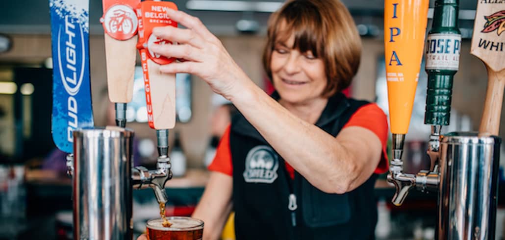 Beers poured at Blizzard's Pub